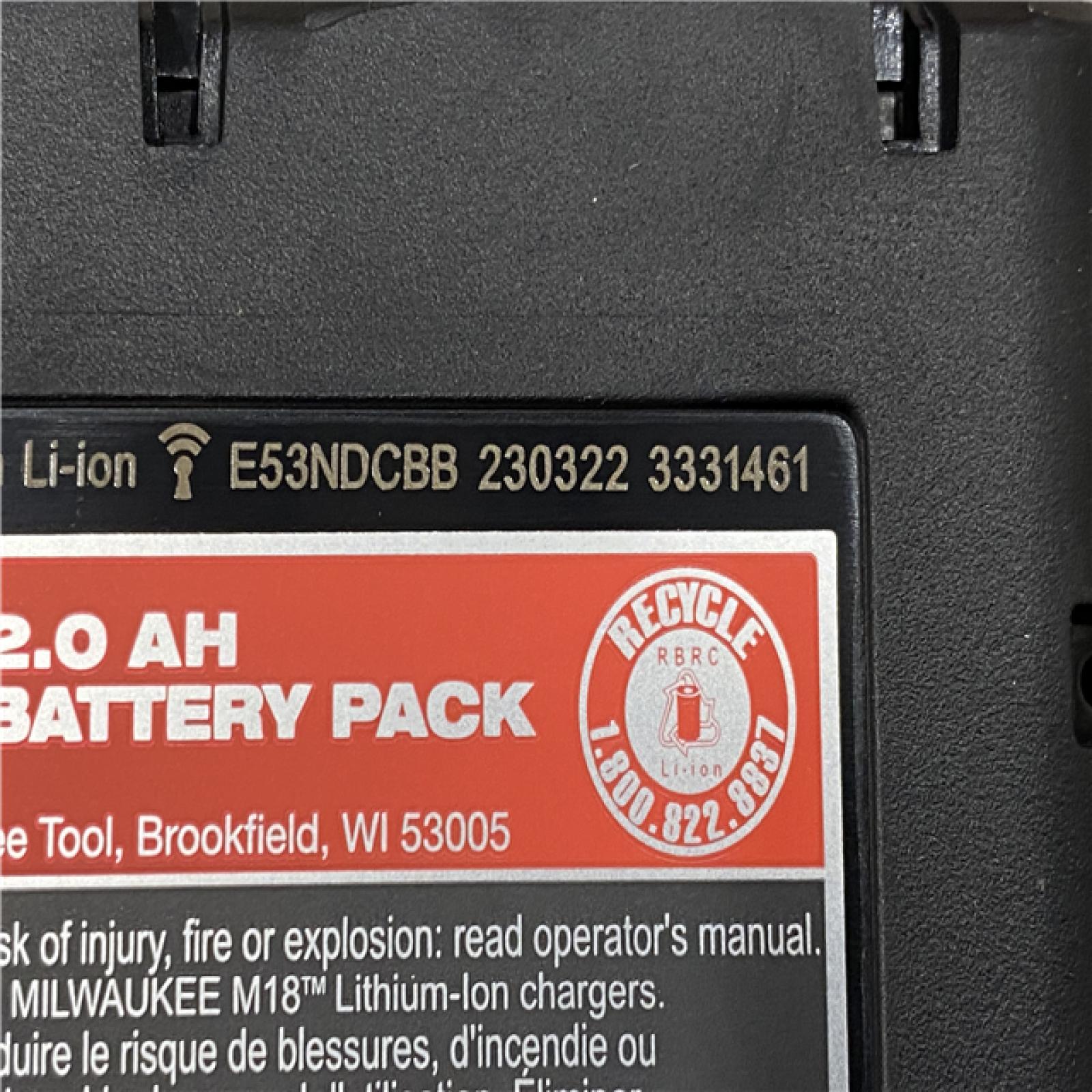 AS-IS Milwaukee 18V Lithium-Ion Brushless Cordless Compact Drill/Impact Combo Kit