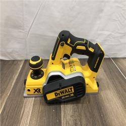 AS-IS DEWALT 20V MAX XR Cordless Brushless 3-1/4 in. Planer (Tool Only)