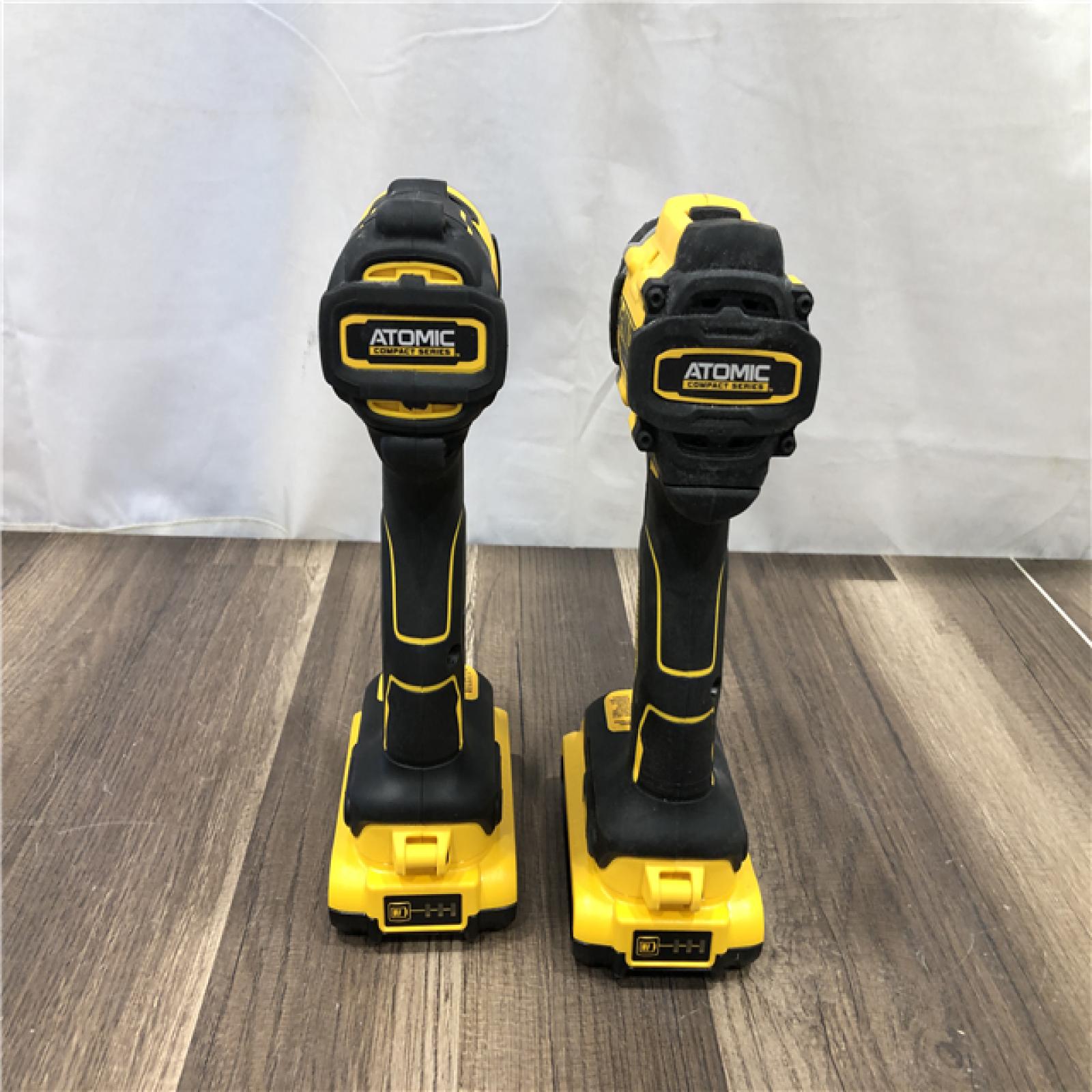 AS-IS DEWALT ATOMIC 20-Volt MAX Lithium-Ion Cordless Combo Kit