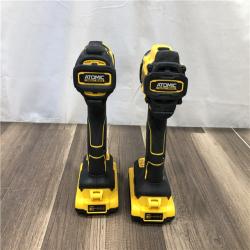 AS-IS DEWALT ATOMIC 20-Volt MAX Lithium-Ion Cordless Combo Kit