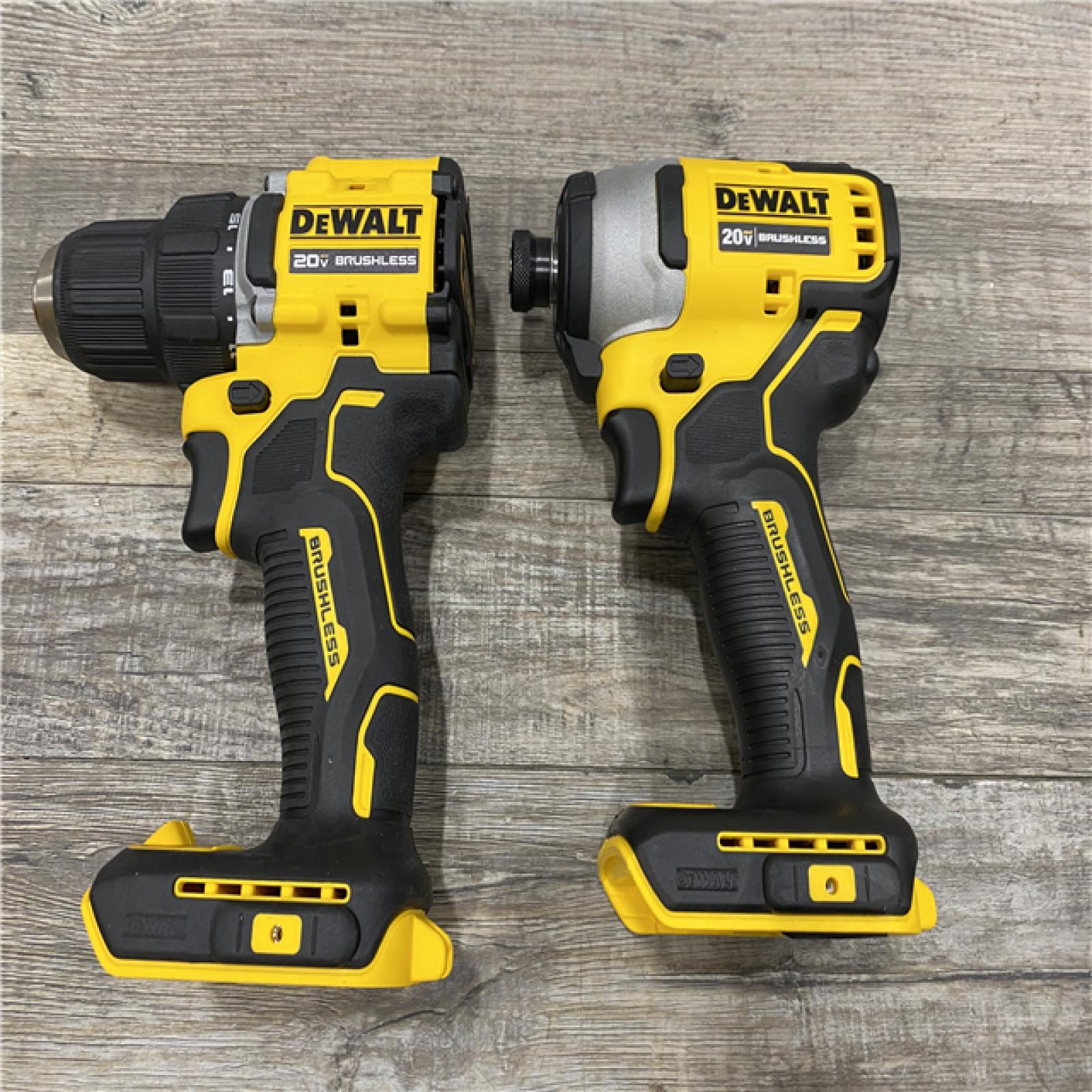 AS-IS DEWALT ATOMIC 20-Volt MAX Lithium-Ion Cordless Combo (2-Tool) Kit