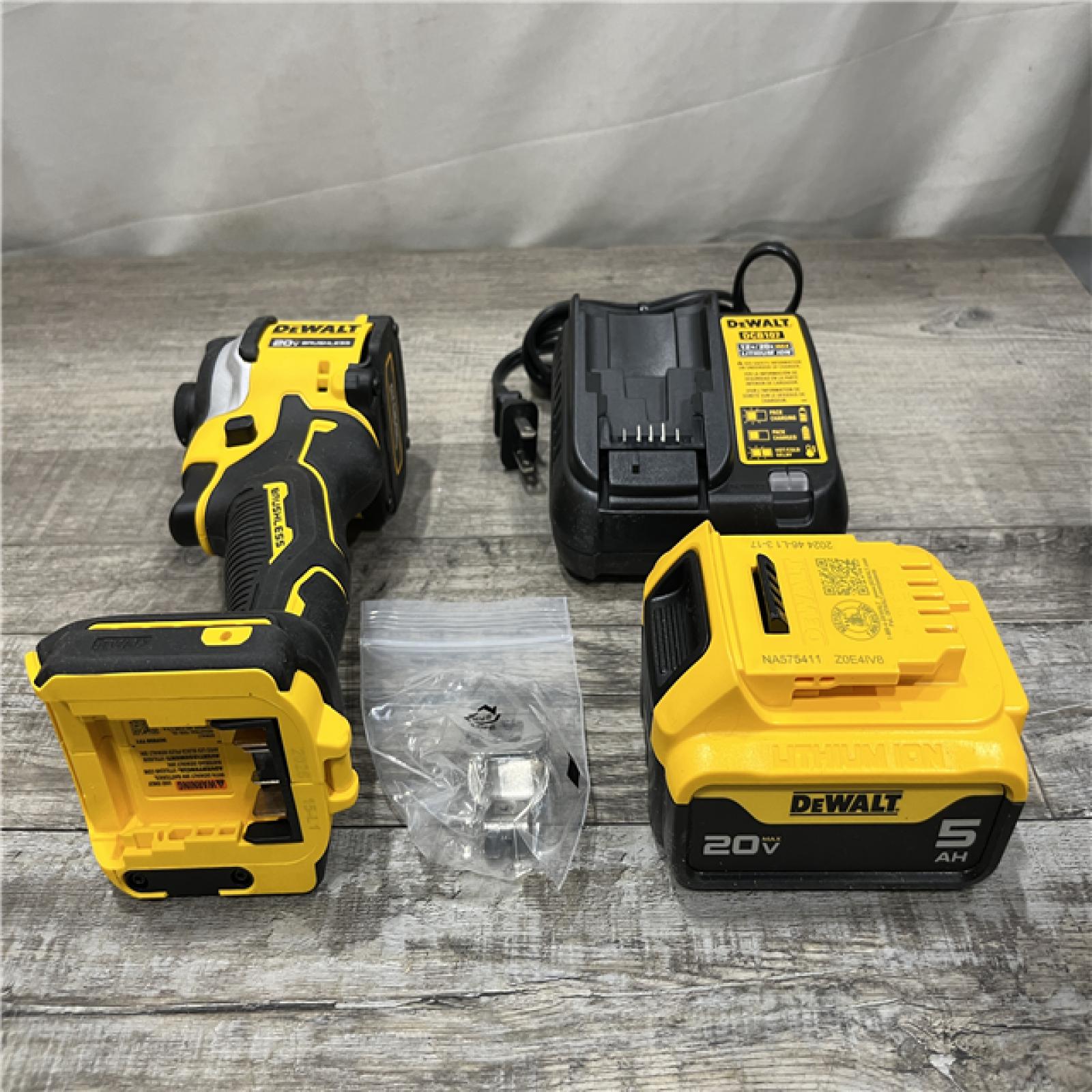 AS-IS DEWALT ATOMIC 20V MAX Lithium-Ion Cordless 1/4 in. Brushless Impact Driver Kit