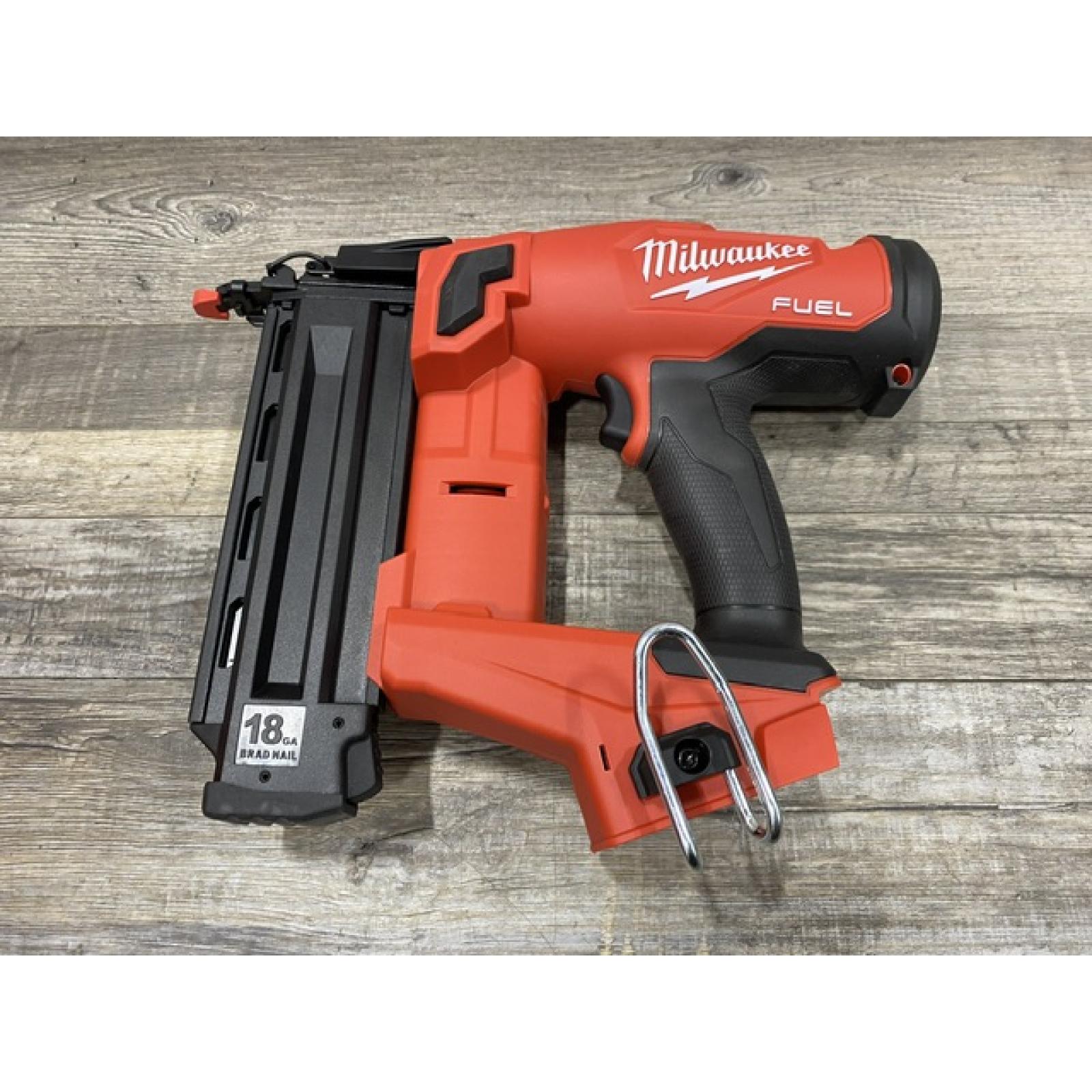 AS-IS Milwaukee  FUEL 18-Volt Lithium-Ion Brushless Cordless Gen II 18-Gauge Brad Nailer (Tool-Only)