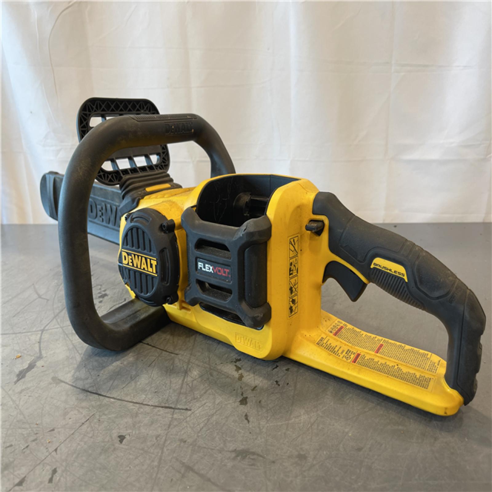 AS-IS - DEWALT FLEXVOLT 60V MAX 16in. Brushless Cordless Battery Powered Chainsaw (Tool Only)