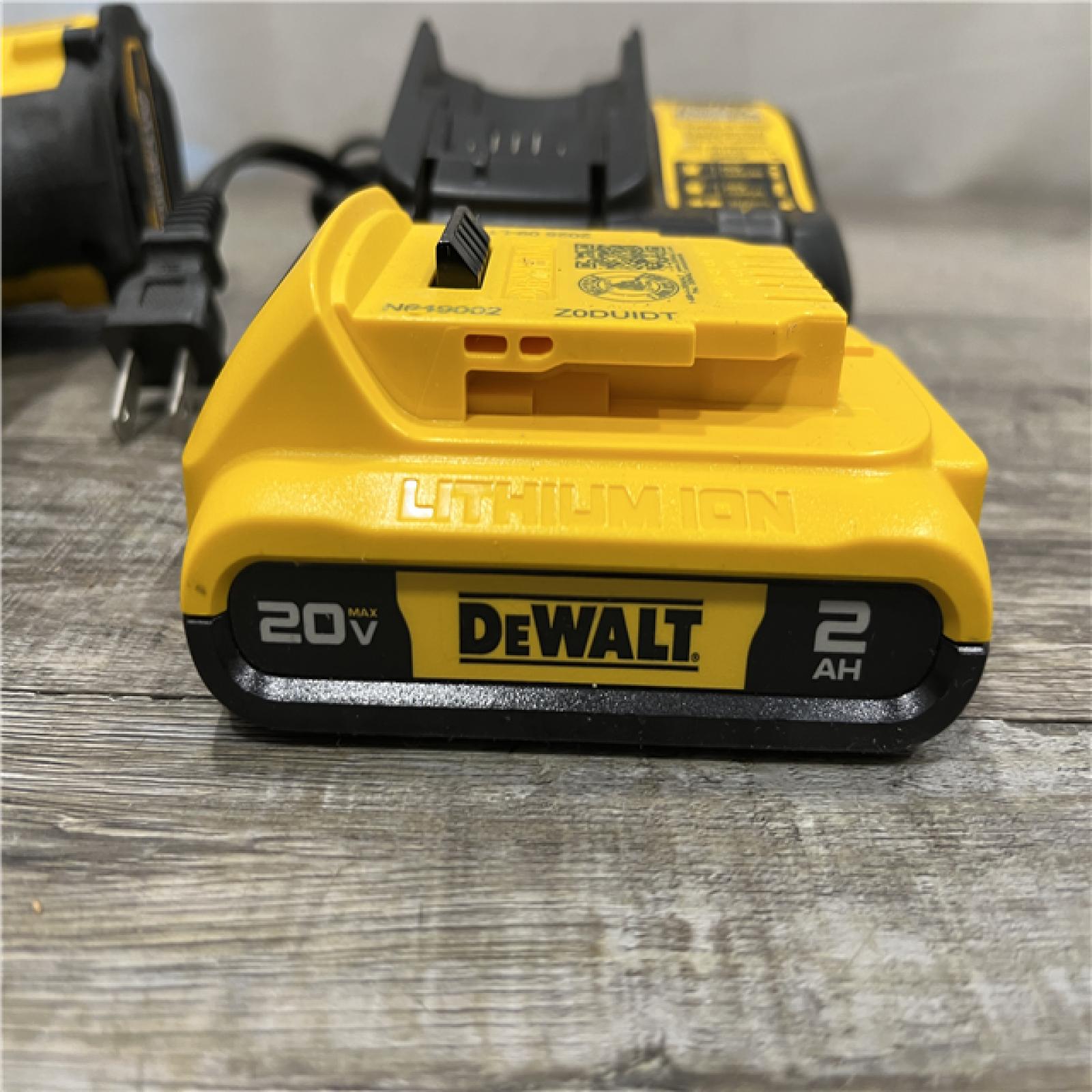 AS-IS DEWALT Atomic 20V Lithium-Ion Cordless Compact 1/2 in. Drill/Driver Kit