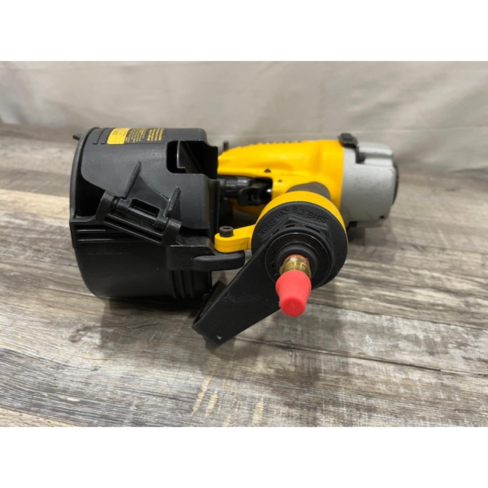 AS-IS DEWALT Pneumatic 15-Degree Coil Corded Siding Nailer
