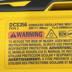 AS-IS DEWALT 20V MAX XR Cordless Brushless 3-Speed Oscillating Multi Tool Kit