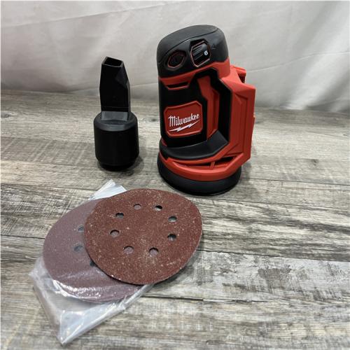 AS-IS Milwaukee 18V Lithium-Ion Cordless 5 in. Random Orbit Sander (Tool-Only)