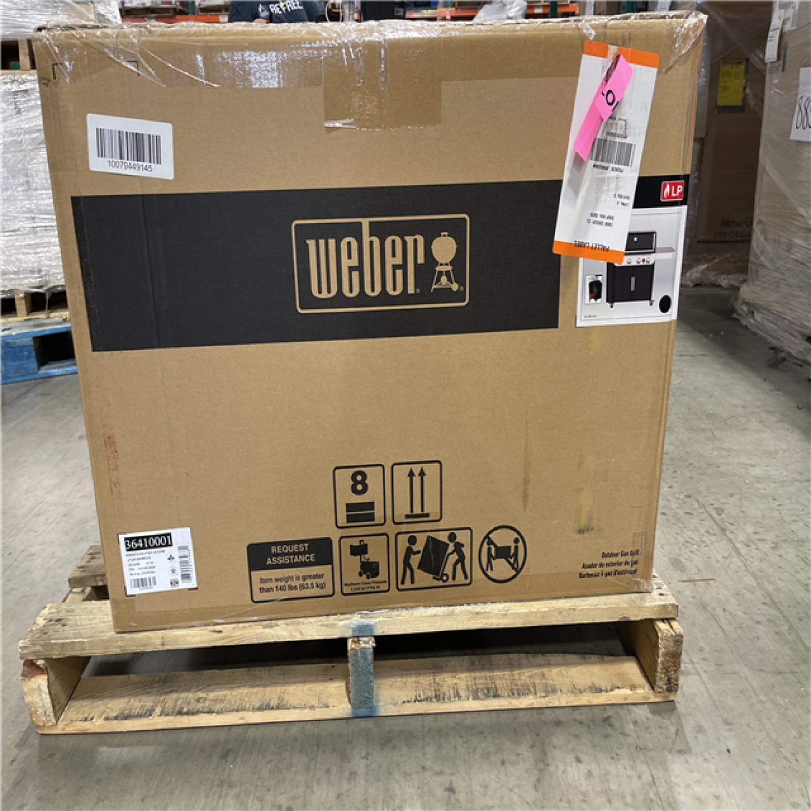 DALLAS LOCATION - NEW! Weber Genesis E-435 Black 4-Burner gas grill