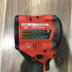 AS-IS Milwaukee FUEL 12V Lithium-Ion Brushless Cordless Stubby 3/8 in. Impact Wrench (Tool-Only)