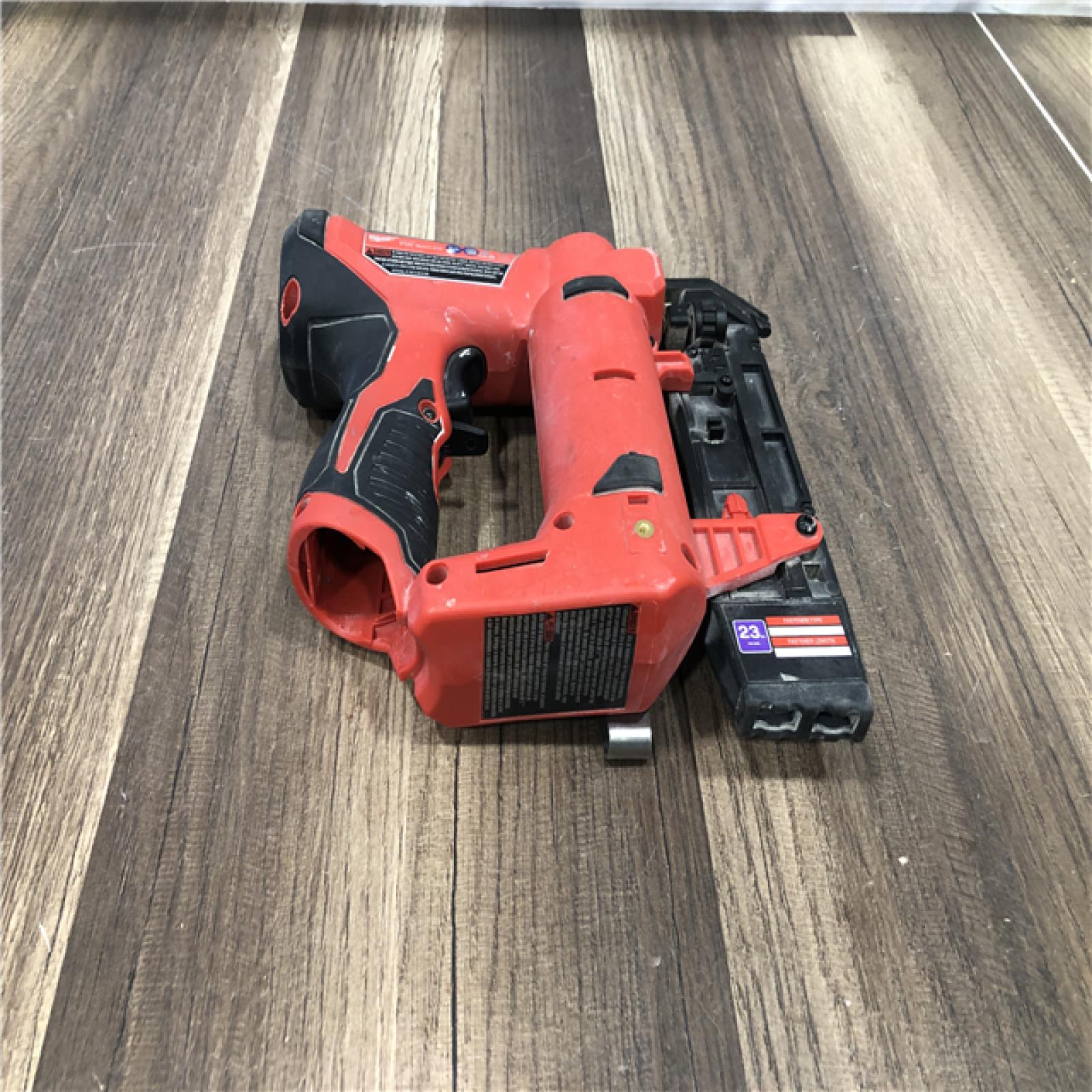 AS-IS Milwaukee M12 12-Volt 23-Gauge Lithium-Ion Cordless Pin Nailer (Tool-Only)