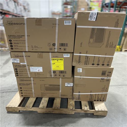 DALLAS LOCATION -AS-IS SEASONS 8.300BTU AIR CONDITIONER PALLET-(5 UNITS)