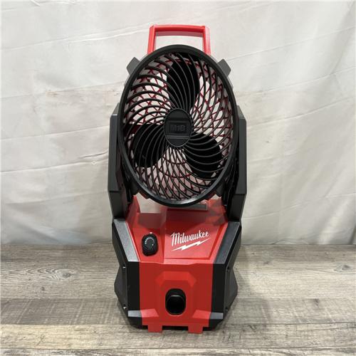 AS-IS Milwaukee 18-Volt Lithium-Ion Brushless Cordless PACKOUT Jobsite Fan (Tool-Only)