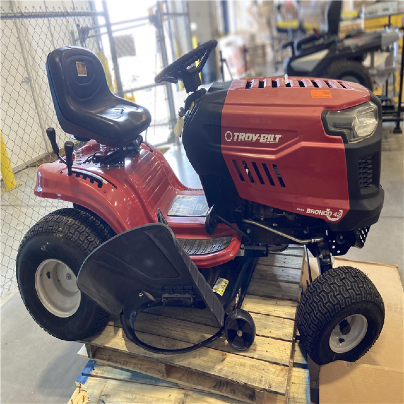 DALLAS LOCATION - Troy-Bilt Bronco 42 in. 547CC Engine Automatic Drive Gas Riding Lawn Mower