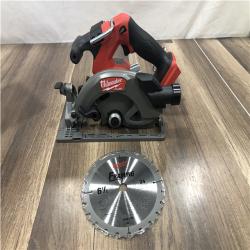 AS-IS Milwaukee FUEL 18V Lithium-Ion Brushless Cordless 6-1/2 in. Circular Saw (Tool-Only)