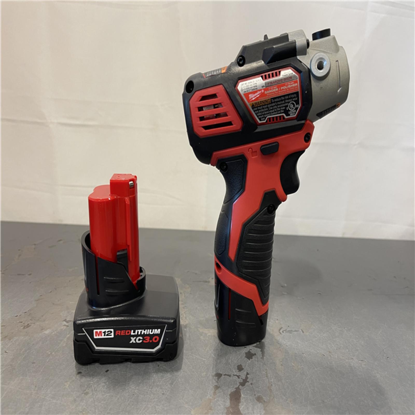 AS-IS - Milwaukee M12 12-Volt Lithium-Ion Cordless Variable Speed Polisher/Sander Kit