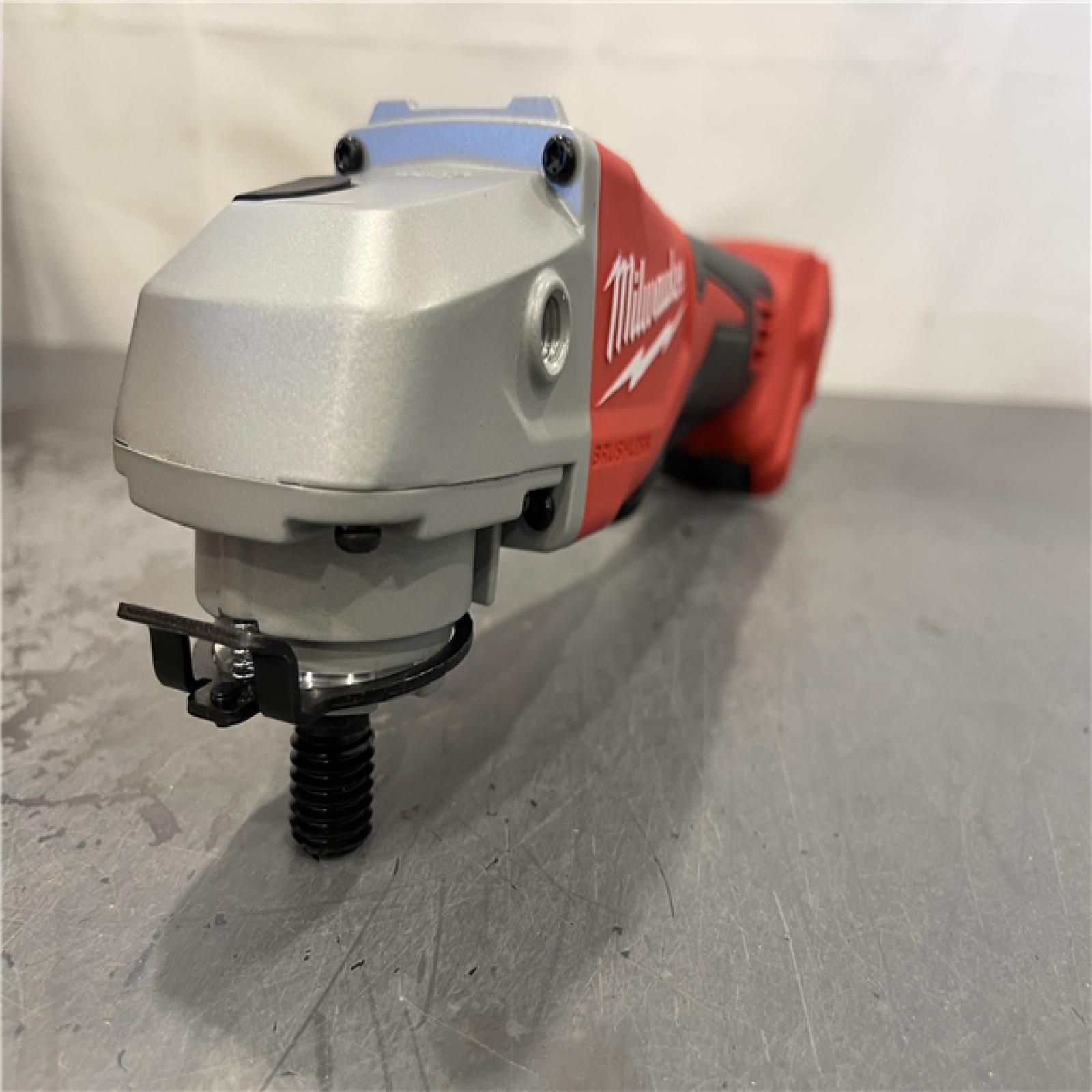 AS-IS - Milwaukee M18 18V Lithium-Ion Brushless Cordless 4-1/2 in./5 in. Grinder w/Paddle Switch