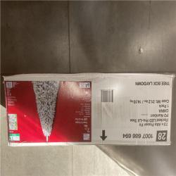 NEW! - Home Accents Holiday 7.5 ft. Alta Flocked Christmas Tree