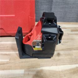 HOUSTON LOCATION - AS-IS Milwaukee  12-Volt Lithium-Ion Cordless Green 250 ft. 3-Plane Laser Level Kit
