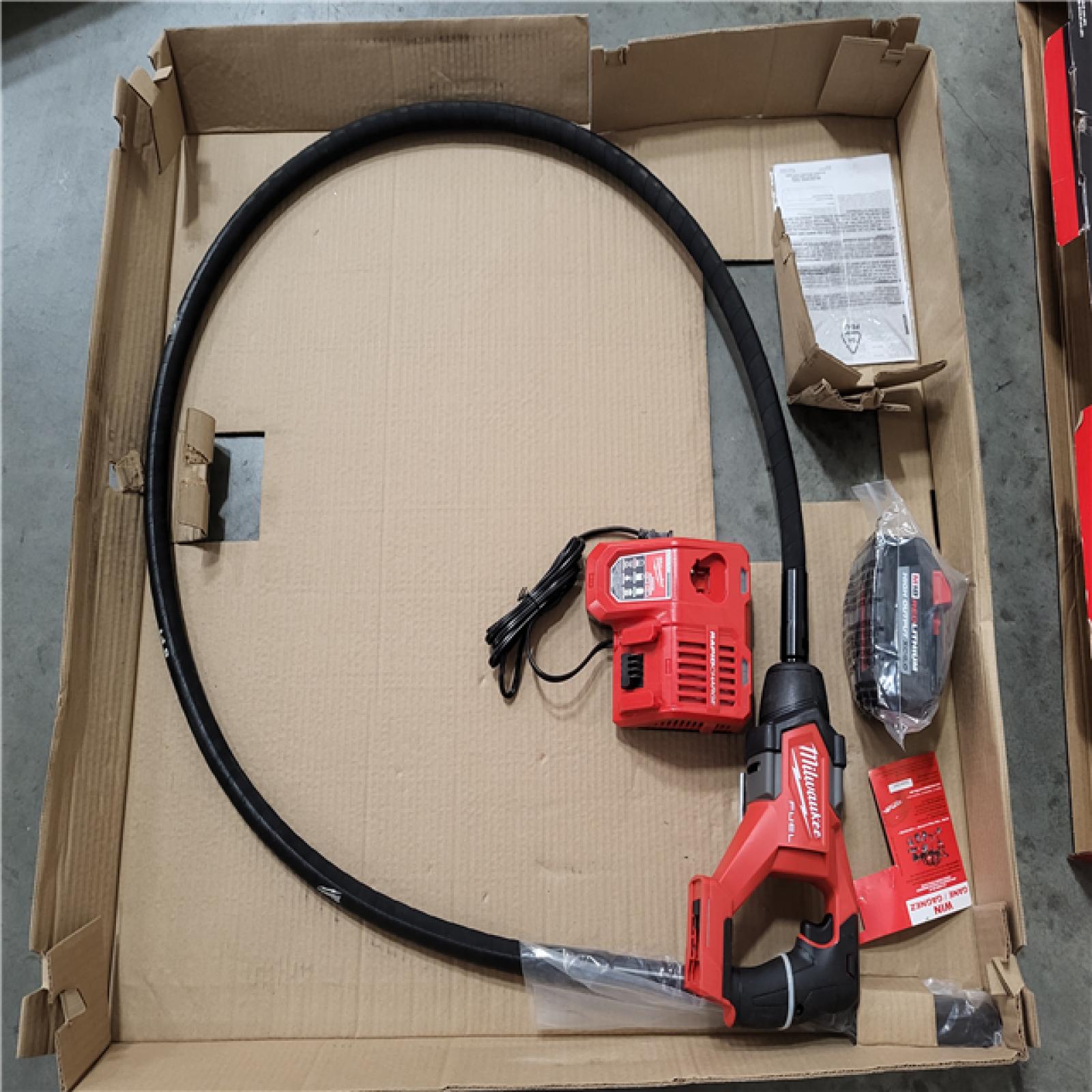 CALIFORNIA AS-IS NEW MILWAUKEE 8' CONCRETE PENCIL VIBRATOR KIT