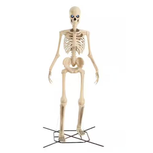 DALLAS LOCATION - Home Accents Holiday 12 ft. Grave & Bones Giant-Sized Skelly with LifeEyes™ LCD Eyes