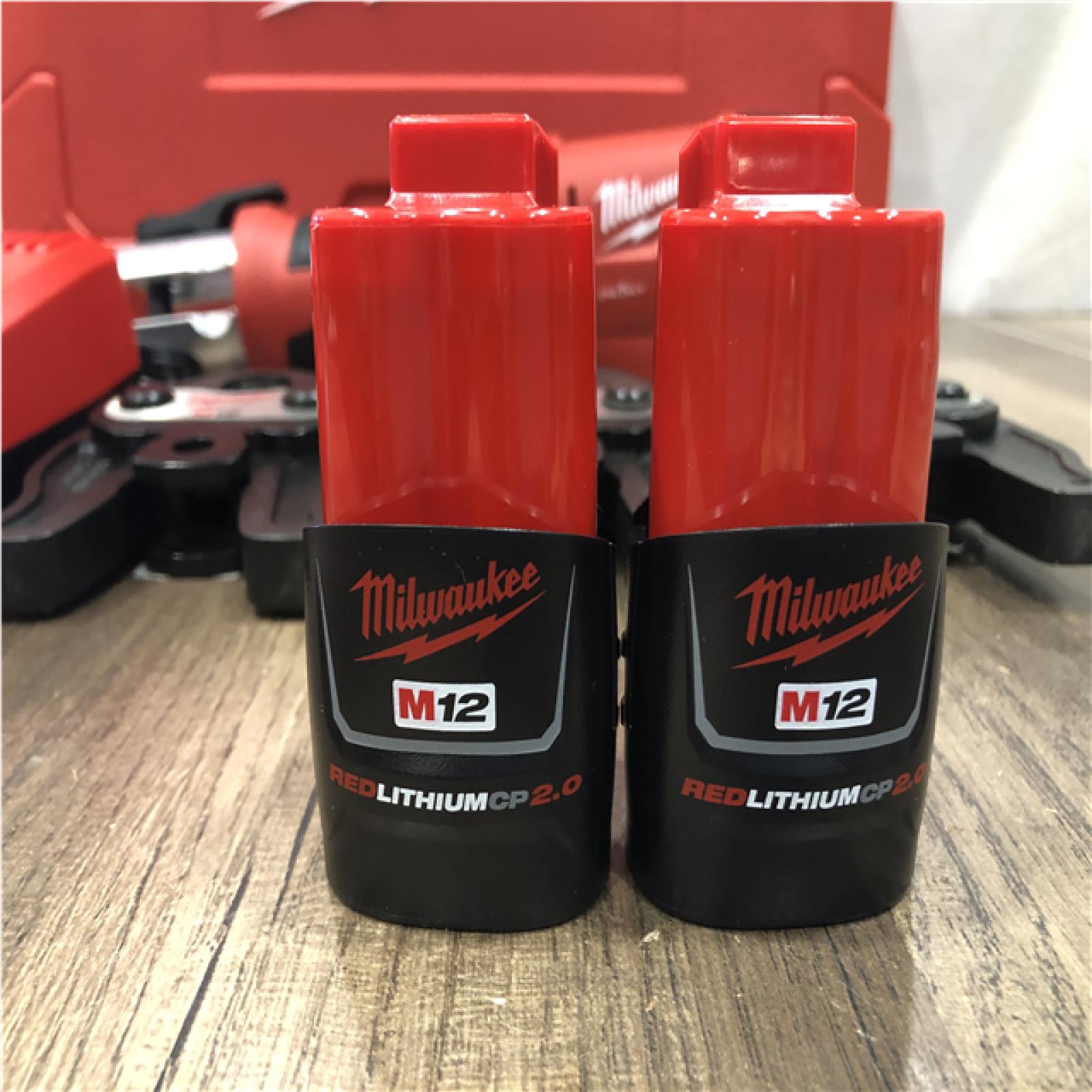 AS-IS Milwaukee 12-Volt Lithium-Ion FORCE LOGIC Copper Press Tool Kit