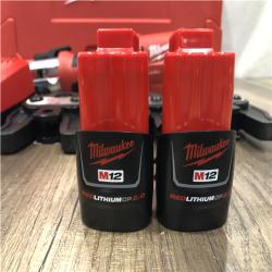 AS-IS Milwaukee 12-Volt Lithium-Ion FORCE LOGIC Copper Press Tool Kit