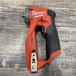 AS-IS Milwaukee FUEL 12V Lithium-Ion Brushless Cordless 4-in-1 Installation 3/8 in. Drill Driver Kit