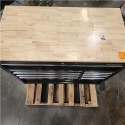 Phoenix LIKE NEW Husky Modular Tool Storage 52 in. W x 20 in. D Standard Duty Black Mobile Workbench Cabinet