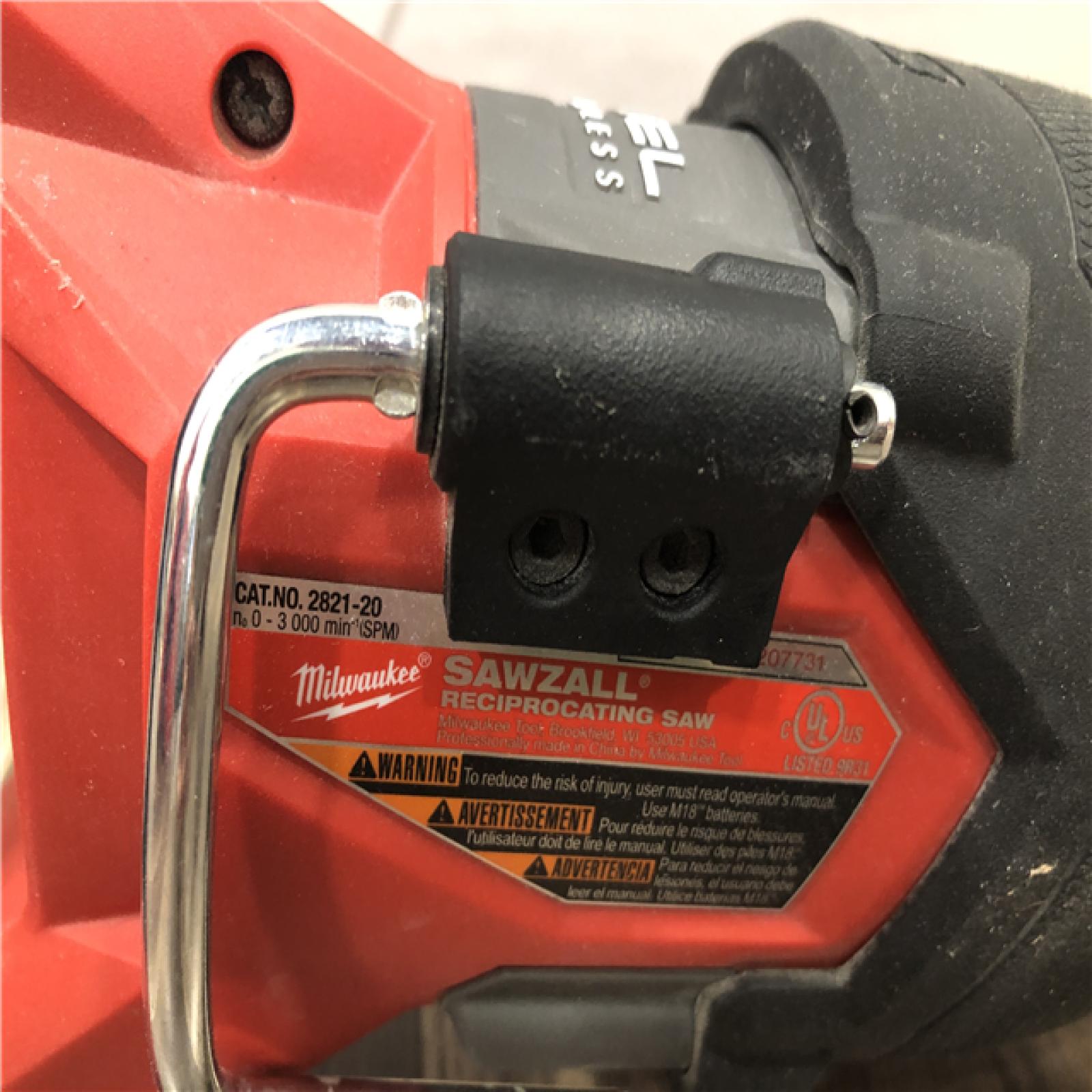 AS-IS Milwaukee FUEL GEN-2 18V Lithium-Ion Brushless Cordless SAWZALL Reciprocating Saw (Tool-Only)