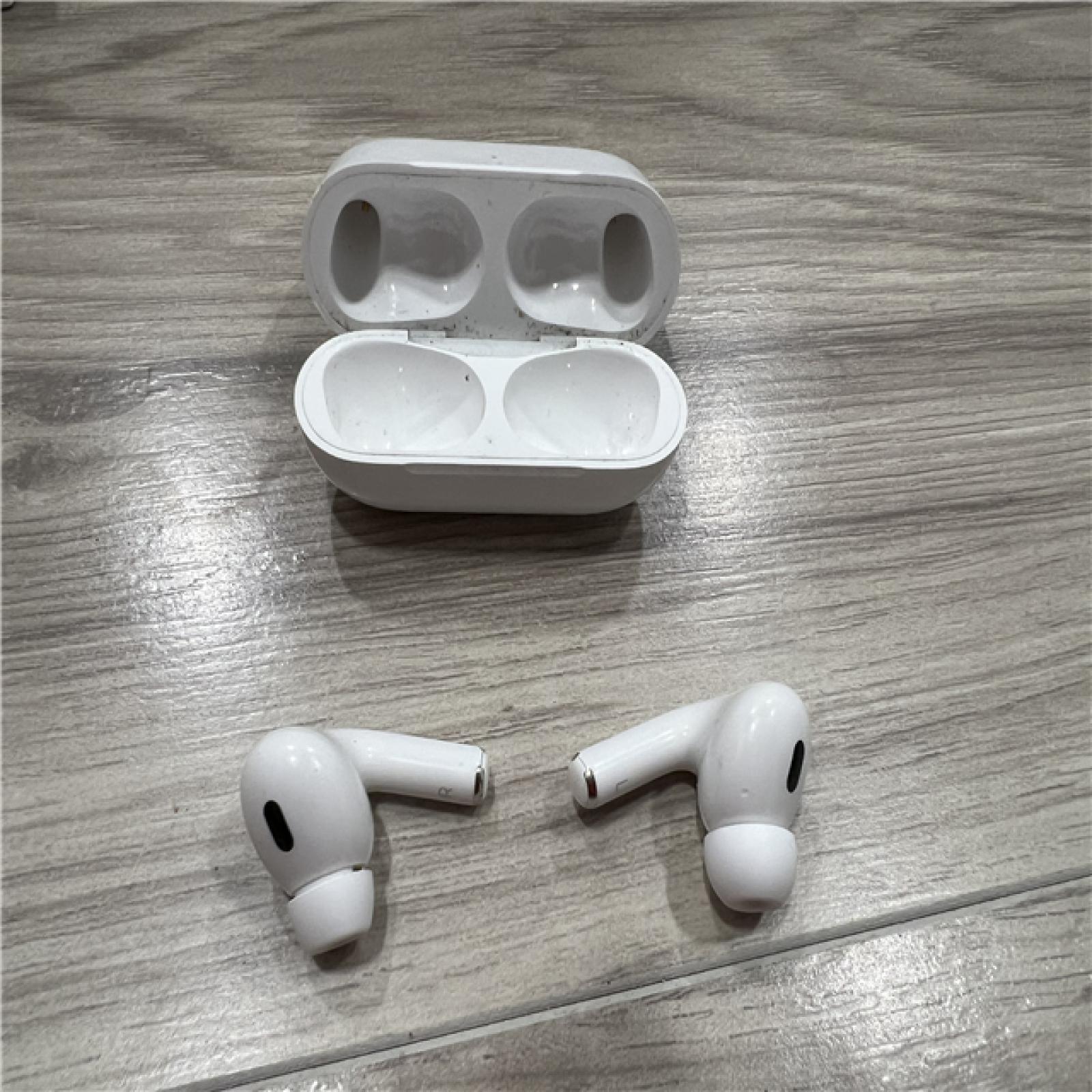 AS-IS Apple AirPods Pro (2nd Generation) with the USB-C MagSafe Charging Case