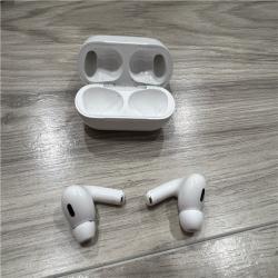 AS-IS Apple AirPods Pro (2nd Generation) with the USB-C MagSafe Charging Case