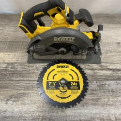 AS-IS DEWALT FLEXVOLT 60V MAX Cordless Brushless 7-1/4 in. Circular Saw with Brake (Tool Only)