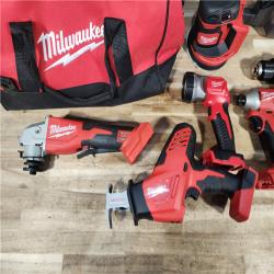 HOUSTON LOCATION - AS-IS MILWAUKEE 6 TOOL COMBO