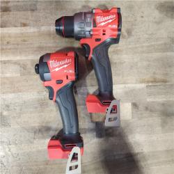 HOUSTON LOCATION - AS-IS (APPEARS LIKE NEW) MILWAUKEE FUEL 18V Lithium-Ion Brushless Cordless Hammer Drill and Impact Driver Combo Kit