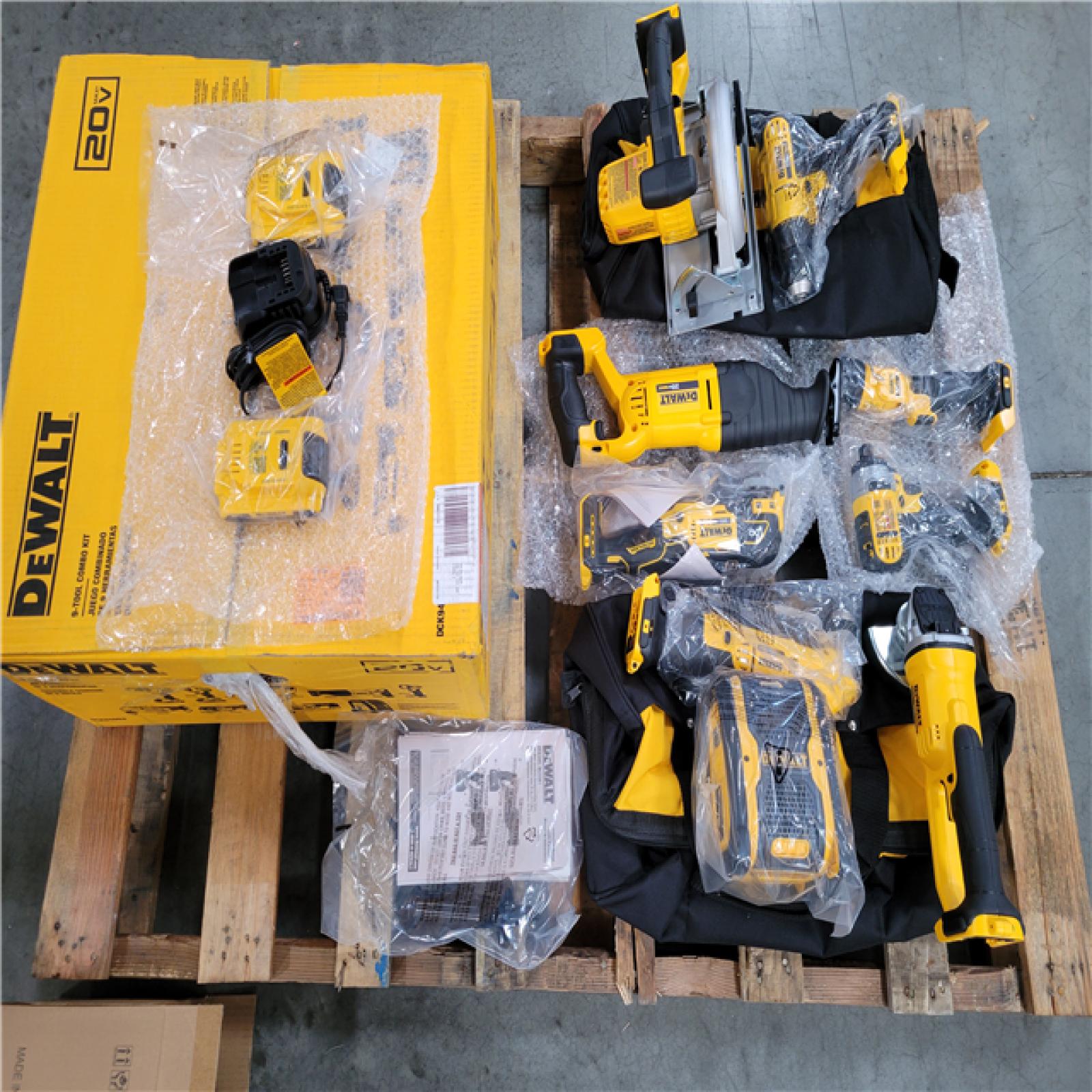 CALIFORNIA AS-IS DEWALT 9 TOOL COMBO KIT