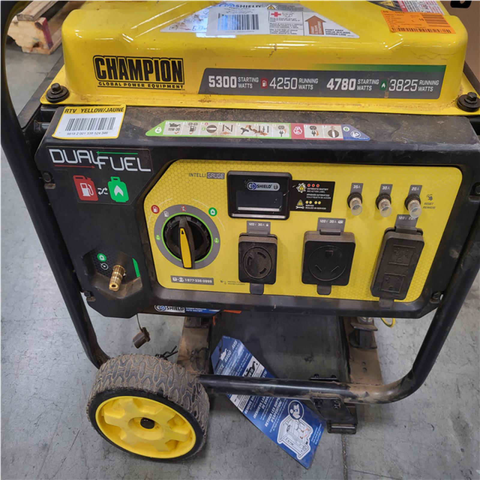 CALIFORNIA AS-IS CHAMPION GENERATOR