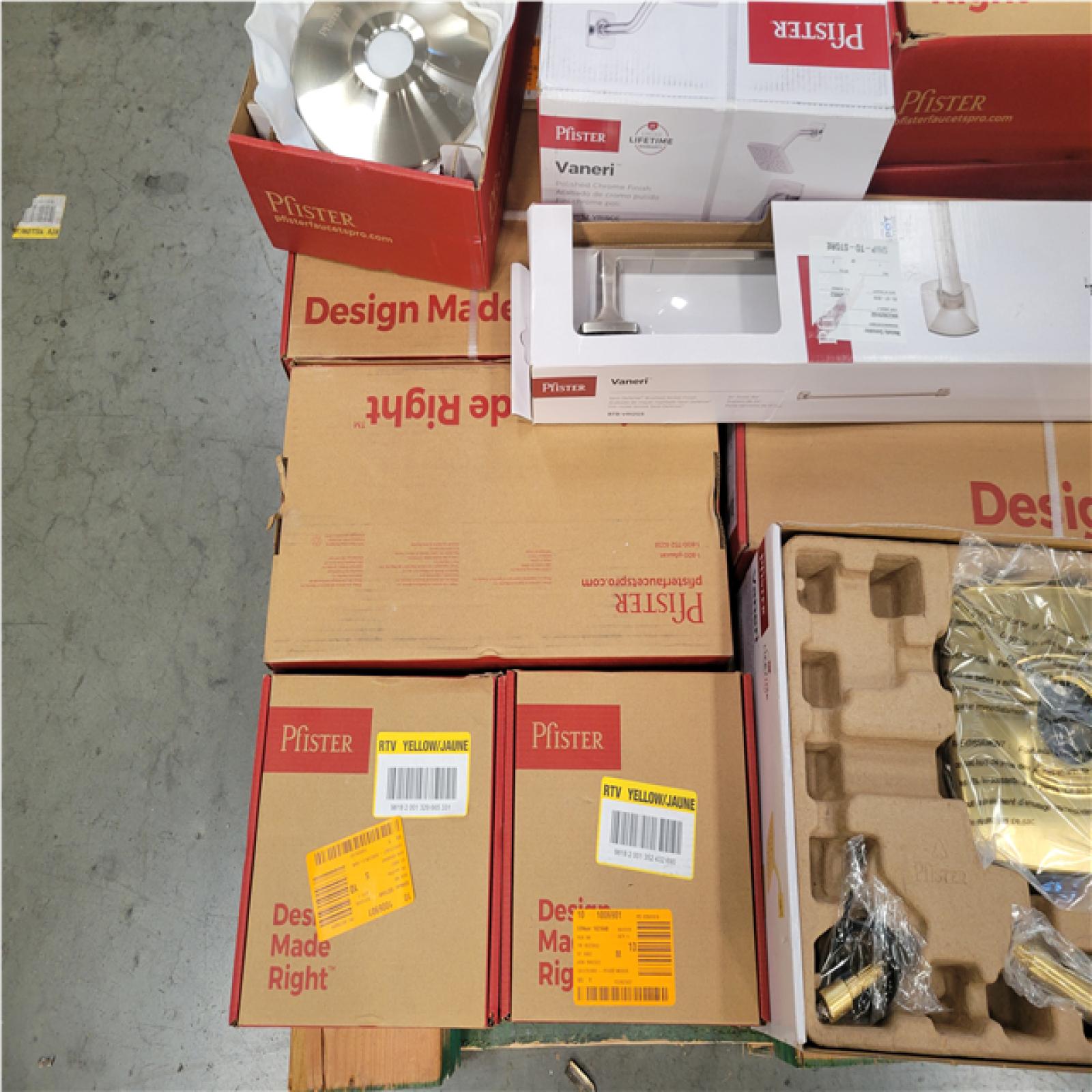 CALIFORNIA AS-IS PFISTER HOME IMPROVEMENT PALLET