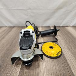 AS-IS DEWALT 7 Amp 4.5 in. Small Corded Angle Grinder with 1-Touch Guard