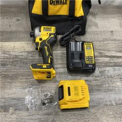 AS-IS DEWALT Atomic 20V Max Lithium-Ion Brushless Cordless Compact 1/4 in. Impact Driver Kit