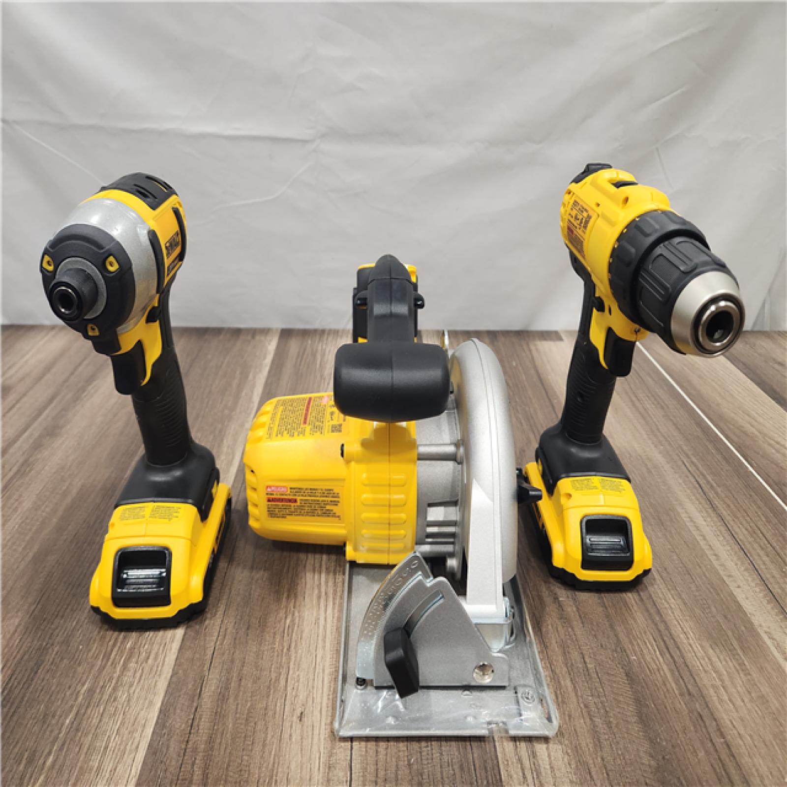 AS-IS- Dewalt 20V MAX 9-Tool Power-Tool Combo Kit W/ Soft Case Including 2 Batteries & Charger