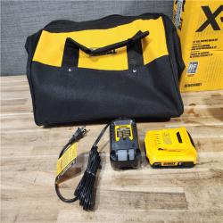HOUSTON LOCATION - AS-IS DEWALT 20V MAX Lithium-Ion 15-Degree Electric Cordless Roofing Nailer Kit
