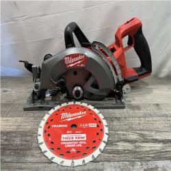 AS-IS Milwaukee FUEL 18V Lithium-Ion Cordless 7-1/4 in. Rear Handle Circular Saw (Tool-Only)