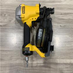 AS-IS DEWALT 1-3/4 in. 15 Degree Pneumatic Coil Roofing Nailer
