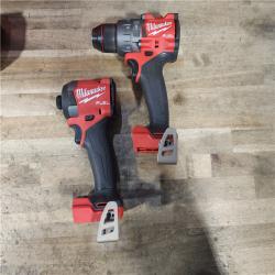 HOUSTON LOCATION - AS-IS Milwaukee FUEL 18V Lithium-Ion Brushless Cordless Hammer Drill and Impact Driver Combo Kit