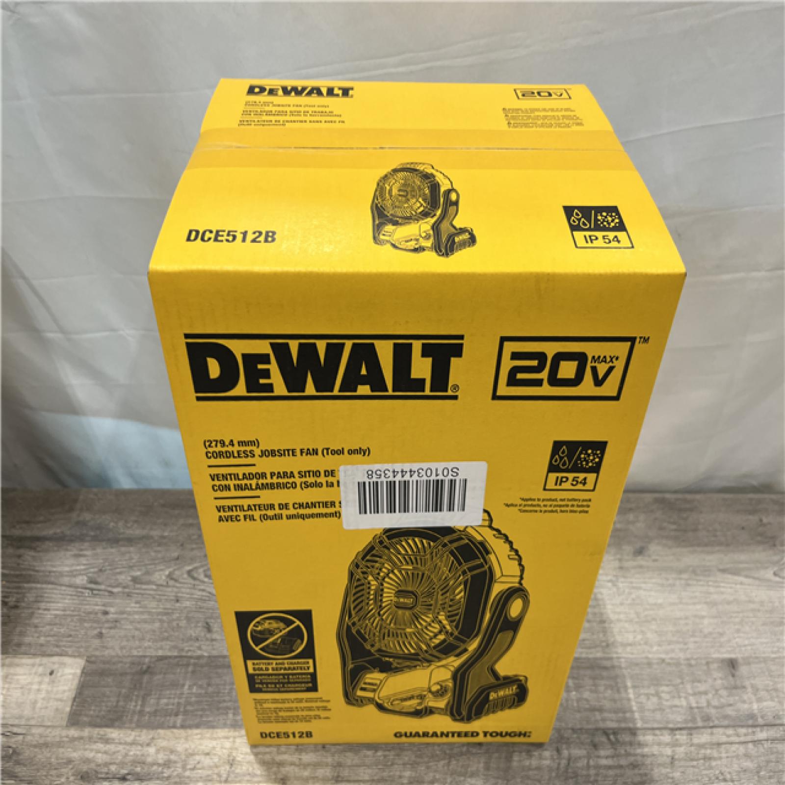 NEW - DEWALT 20V MAX Jobsite Fan (Tool Only)