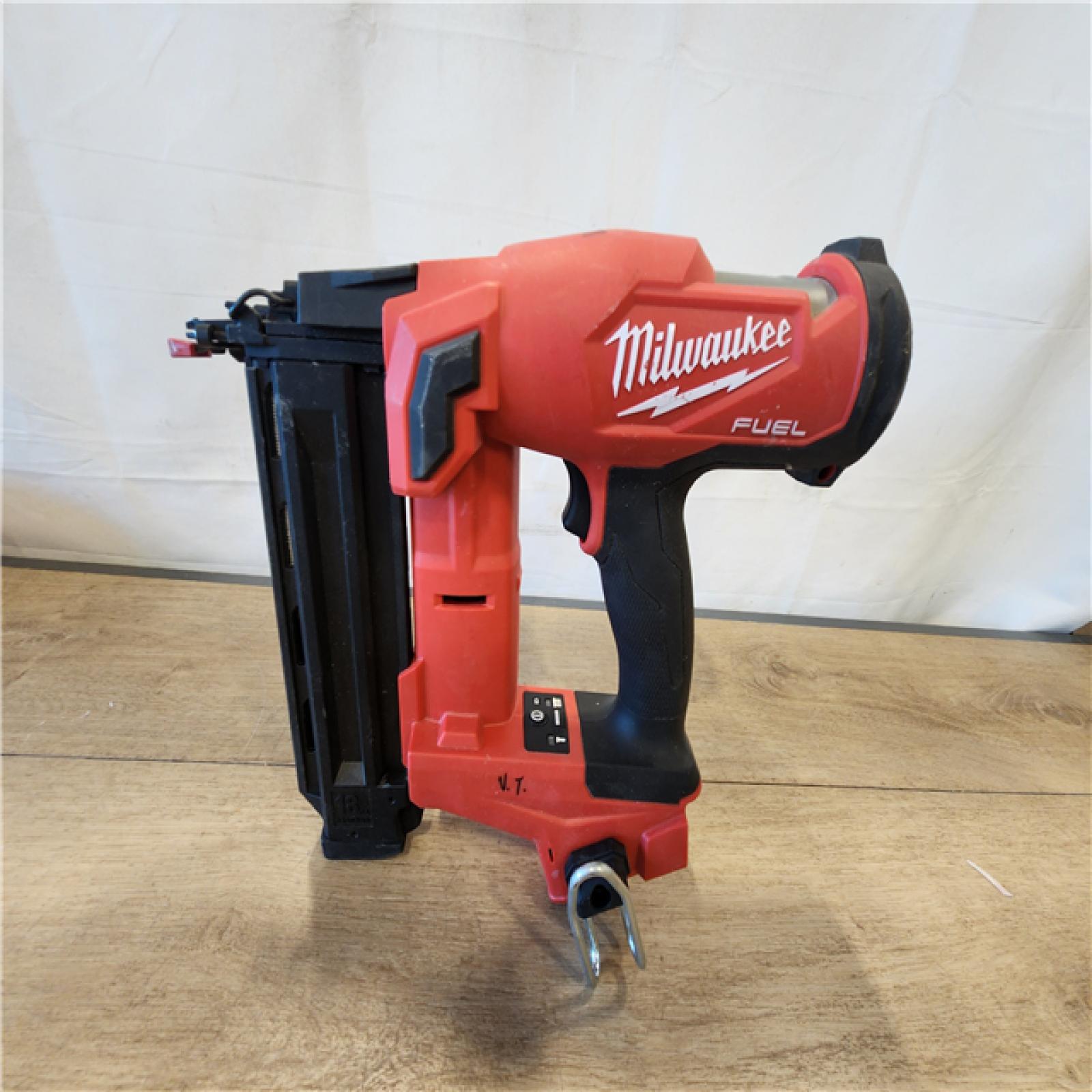 AS-IS- Milwaukee FUEL 18-Volt Lithium-Ion Brushless Cordless Gen II 18-Gauge Brad Nailer (Tool-Only)
