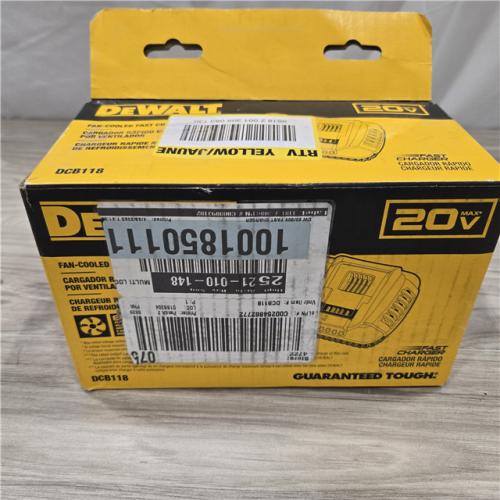 AS-IS  DeWalt 20V Max Fan-Cooled Fast Charger DCB118
