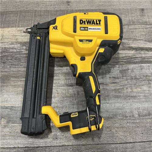 AS-IS DEWALT 20V MAX XR Lithium-Ion Electric Cordless 18-Gauge Brad Nailer (Tool Only)