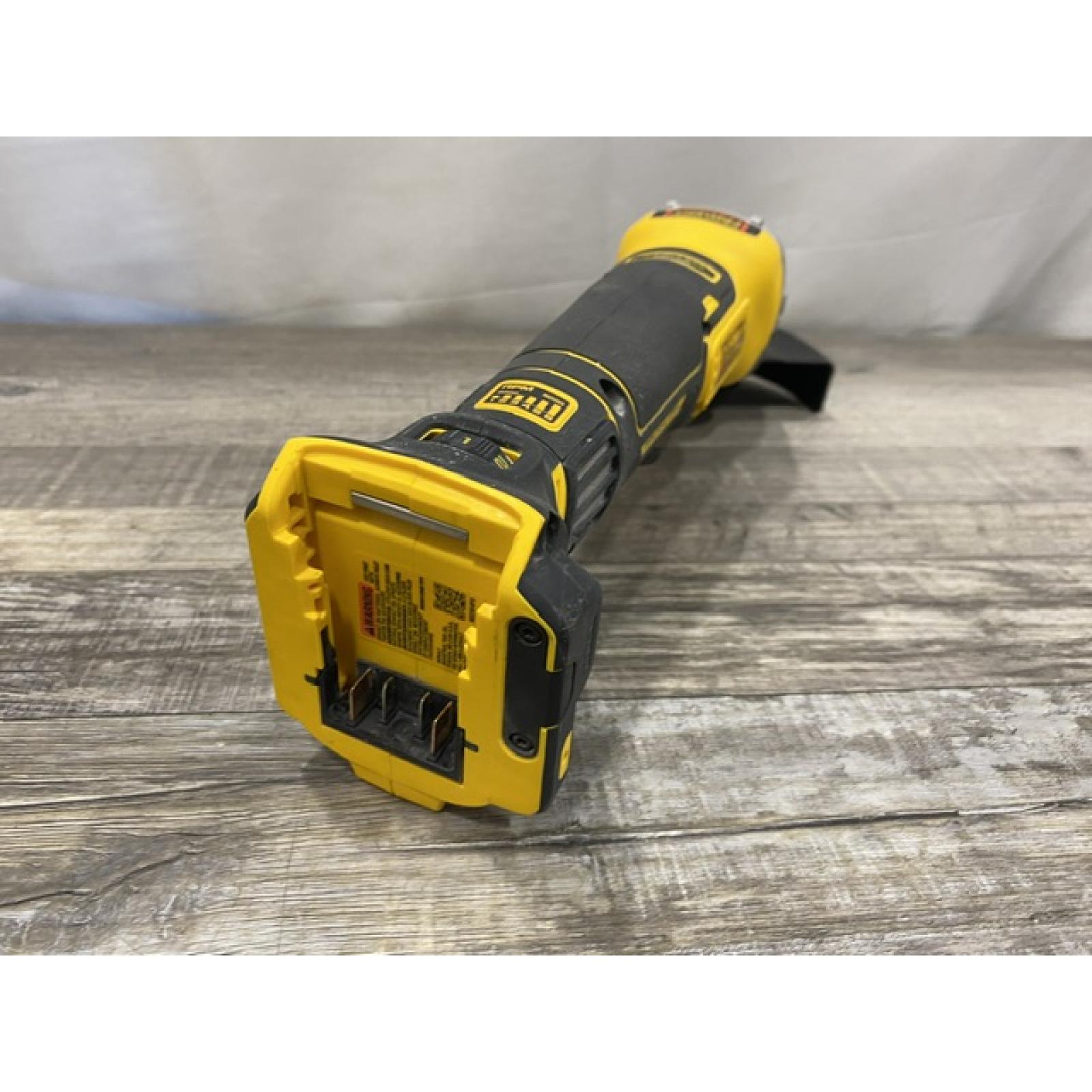 AS-IS DEWALT 20V XR Cordless 4-1/2. in. to 5 in. Variable Speed Angle Grinder (Tool Only)